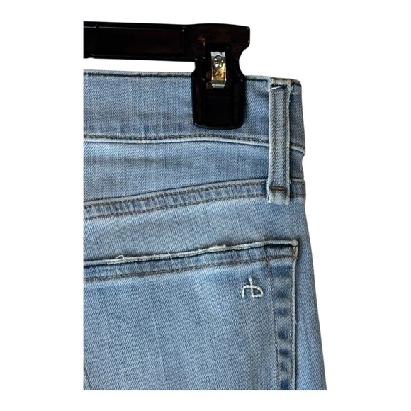 Rag & Bone Jeans Women 29 Blue Euclid Light Wash Fit 1 Extra Slim Fit Button Fly - Picture 3 of 10